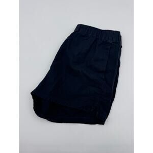 Madewell Black Cotton‎ Elastic Shorts with Pockets Size Extra Small